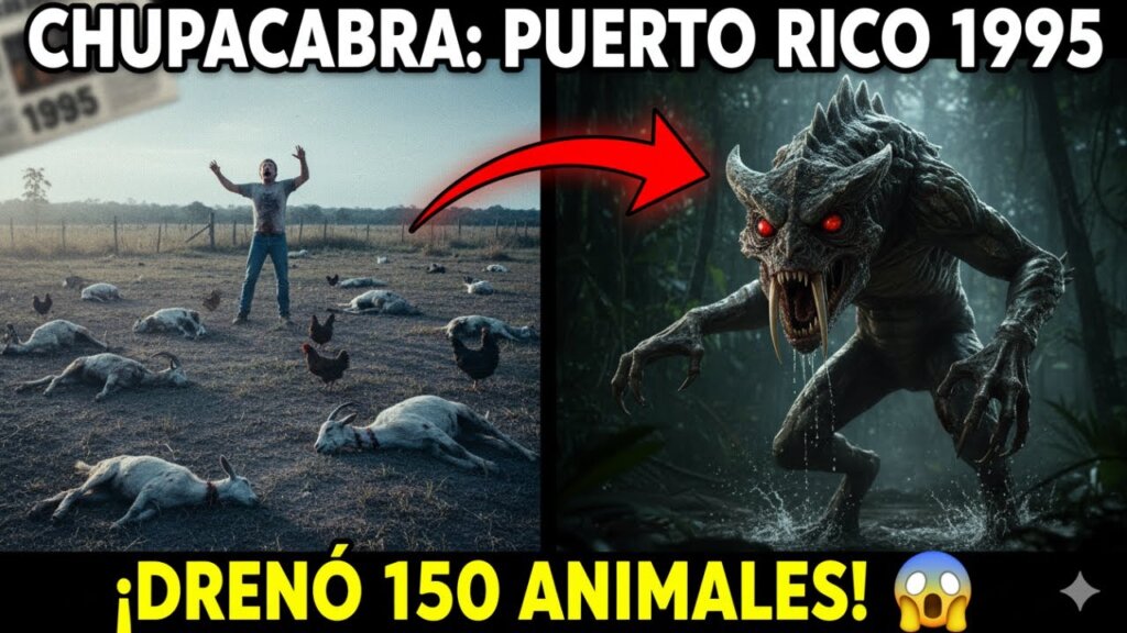 El Chupacabra de Puerto Rico 1995 La Criatura que Drenó